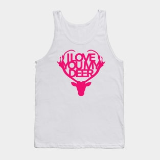 I Love You My Deer Tank Top